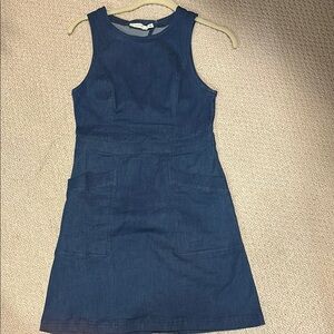 Lush Blue Denim Mini Dress